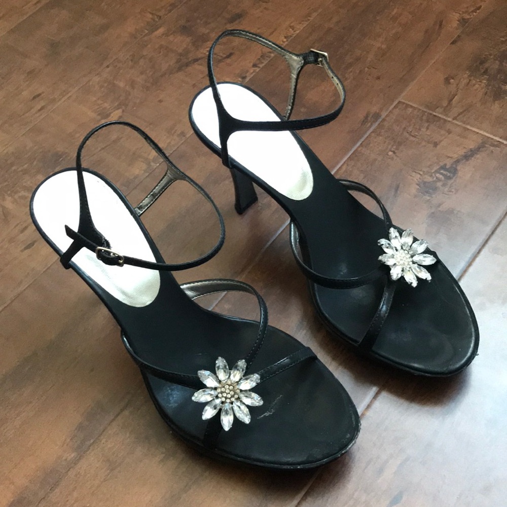 Nine West Jeweled Heeled Sandal